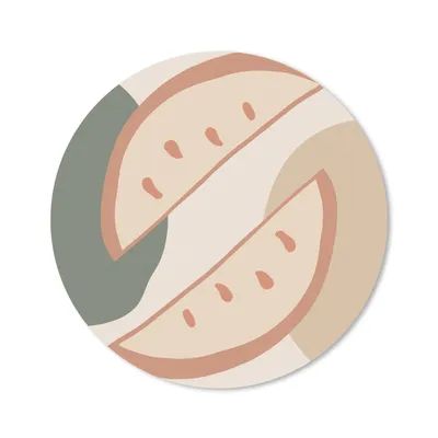 Produktbild von MuchoWow® Mauspad Mousepad Obst - Pastell - Sommer 40x40 cm - Mousepads - Maus Mat - Pad - Mausunterlage - Schreibtisch Accessoires
