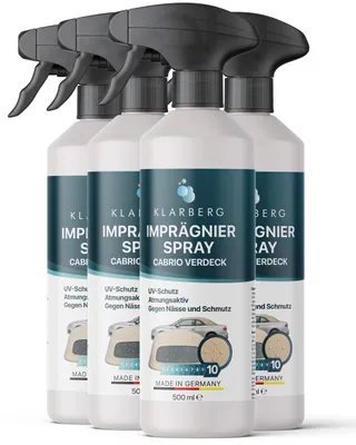 Produktbild von Imprägnierung für Cabrio Verdeck Imprägnierspray, 4 x 500 ml