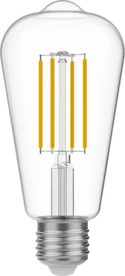 Immagine prodotto di BeBulbs Lampadina LED Trasparente Edison ST64 7W 806Lm E27 3500K Dimmerabile - N02