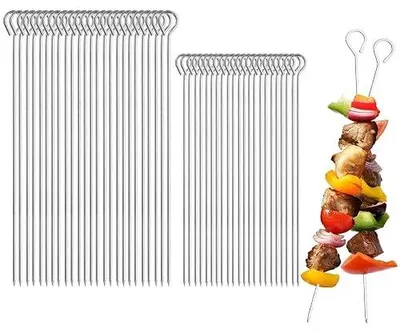 Zdjęcie produktu dla Igły do rouladek szaszłyki mięsa stal nierdzewna 120 szt 8 5 9 cm