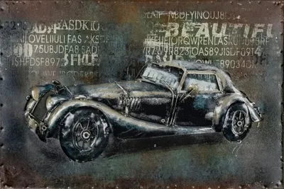 Obrázok produktu pre Kovový obraz 60x40cm FAM0714