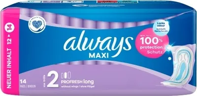 Image de always 7112 always Binden Maxi Profresh Lang, 14 St.