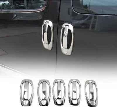 Image de Couverture de poignée de porte pour Fiat Doblo 2010-2021 en Acier Inox 10Pcs