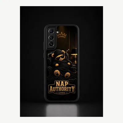 Productafbeelding van Samsung S22 hoesje, telefoonhoesje, beschermhoesje, case met slaapmotief – LUNØIR ©