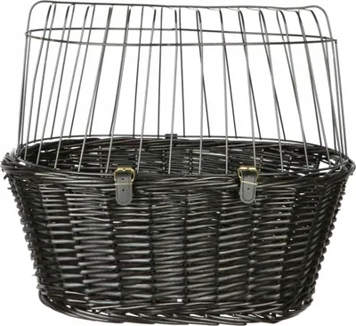 Produktbild von Front-Fahrradkorb für Tiere mit Gitter TRIXIE schwarz 50x35x41cm