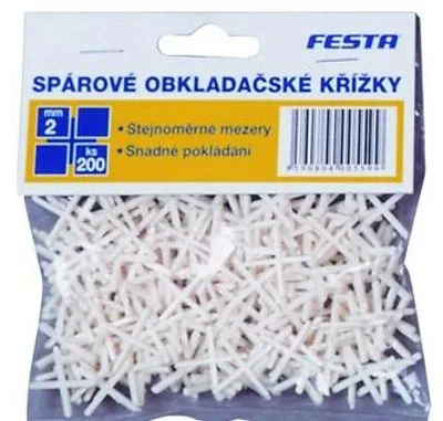 Obrázek produktu pro Křížky FESTA 2.5mm na obklady a dlažbu 200ks 37151