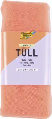 Obrázok produktu pre Tkanina tyl, fóliová, 500 mm x 3 m, farba broskyňová