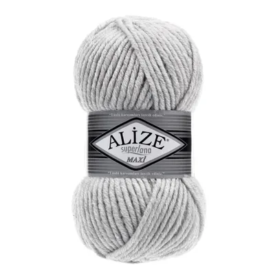 Produktbild von 100g Strickgarn Strickwolle Alize Superlana Maxi 25% Wolle, 100g, Farbwahl