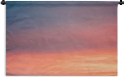 Produktbild von MuchoWow® Wandteppich Wandbehang Sonne - Himmel - Wolken - Rosa 60x40 cm Tapisserie Dekoration Wandtuch - Wanddekorationen