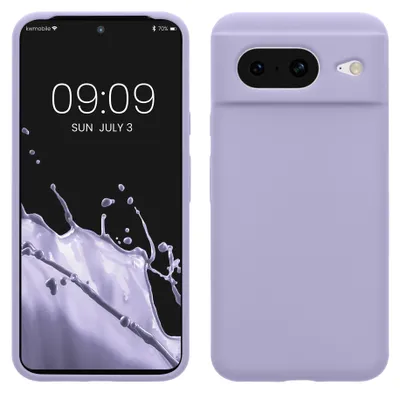 Produktbild von kwmobile Handyhülle für Google Pixel 8 Hülle, für Pixel 8 Case - Hülle Silikon - kabelloses Laden - Lavendel
