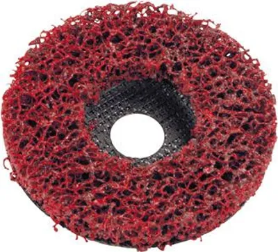 Obrázok produktu pre FORMÁT Hrubý čistiaci kotúč červený 125 mm CER, priemer: 115 mm