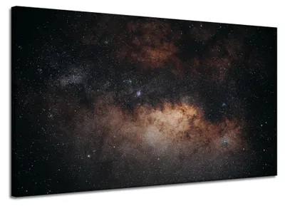 Produktbild von Leinwanddruck Weltraumgalaxie Sterne 120x70cm
