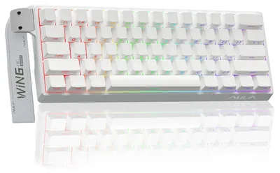 Image de Clavier mécanique gaming 60% - Interrupteurs magnétiques - Taux de polling de 8000 Hz - Polycarbonate