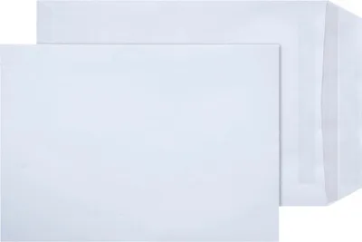 Produktbild von STEINMETZ Versandtaschen DIN C4 ohne Fenster weiß 250 St.