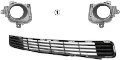 Produktbild von VAN WEZEL Lüftungsgitter Grill Stoßfänger für TOYOTA PRIUS (ZVW3)