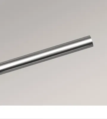 Produktbild von LYSEL® Gardinenstange Opal Edelstahl-Optik, Länge: 160cm