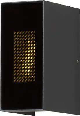 Produktbild von Konstsmide Cremona Wandleuchte, High Power LED Wandleuchte mit doppeltem Lichtaustritt,  inkl. Fernbedienung, anthrazit lackiertes Aluminium