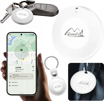 Zdjęcie produktu dla Lokalizator Gps Life Tag Lifemate Android+ Etui Breloczek Do Plecaka Obroży