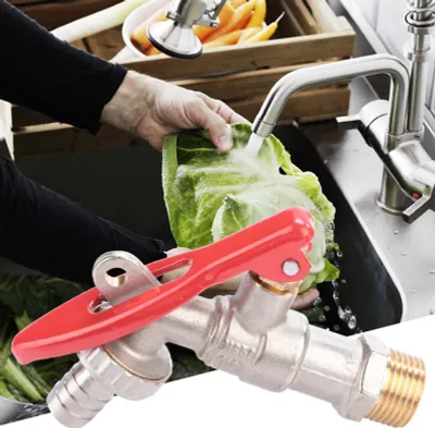 Zdjęcie produktu dla Mosiężny kran z gwintem 1/2" Zamykany kran Domowy Ogród Zewnętrzny Narzędzie