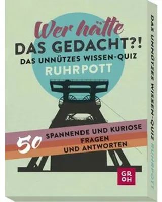 Image de Qui auraitPolyuréthanes'y attendre ? Le quiz de connaissances inutiles de la région du Ruhrpott