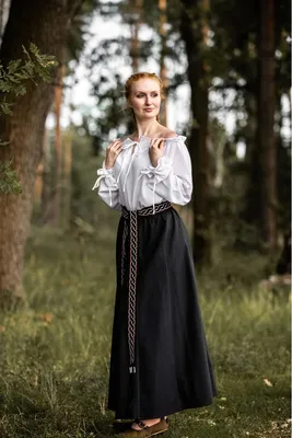 Produktbild von Mittelalterrock Schwarz "Dana" SM