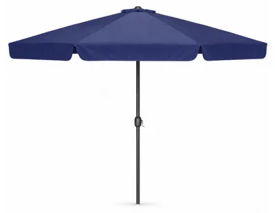 Produktbild von Linder Exclusiv Sonnenschirm, Gartenschirm Ø 400 cm,mit Kurbelmechanismus,Blau