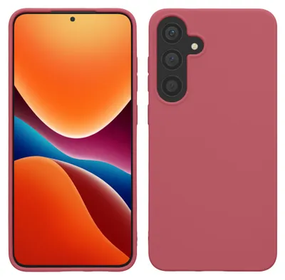 Produktbild von kwmobile Handyhülle für Samsung Galaxy S25 Hülle - TPU Case - Kabelloses Laden - Schutzhülle Cover in Dark Rose