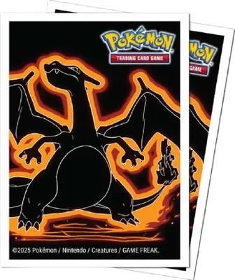 Produktbild von Pokemon TCG APEX 105 Hüllen Neon Kanto Glurak Sleeves Kartenhüllen