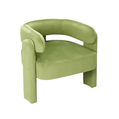 Image de HomeMiYN Fauteuil lounge moderne, fauteuil rembourré avec assise large, chaise de lecture confortable pour salon, chambre et coin lecture