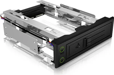 Image de Icy Box ICY BOX IB-166SSK-B Boîtier pour disque dur Noir 3,5