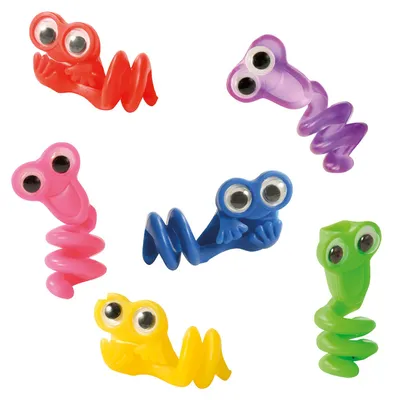 Produktbild von EDUPLAY 130265 Stiftemonster mit Wackelaugen, 5 x 2 cm, 12-teilig (Farbe zufällig, 1 Set)
