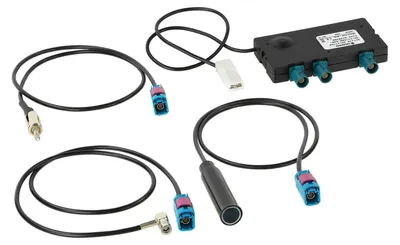 Produktbild von Aktiver Antennensplitter Radio AM-FM/DAB-DAB+ incl. Fakra Adapter