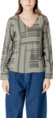 Image de Blouse Jacqueline De Yong verte 484299 : Taille - L Taille : L