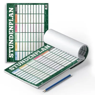 Produktbild von itenga Stundenplan Block 25 Blatt Motiv Formeln DIN A4