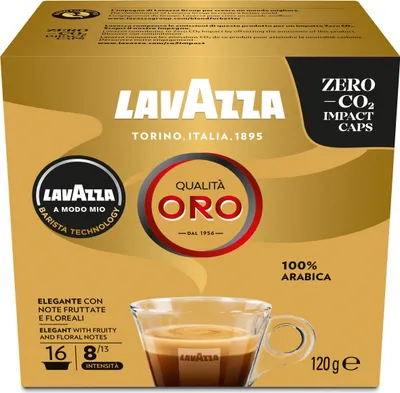 Produktbild von Lavazza Qualità Oro Kaffeekapsel Medium geröstet 16 Stück(e)