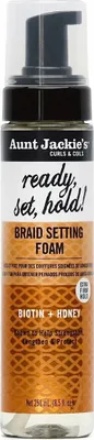Zdjęcie produktu dla Aunt Jackie's Biotin + Honey Braid Setting Foam 8,5 uncji.
