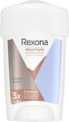 Obrázok produktu pre Rexona - Dezodorant v tyčinke - dámsky s maximálnou ochranou a čistou vôňou - antiperspirant - 45 ml - 1 balenie