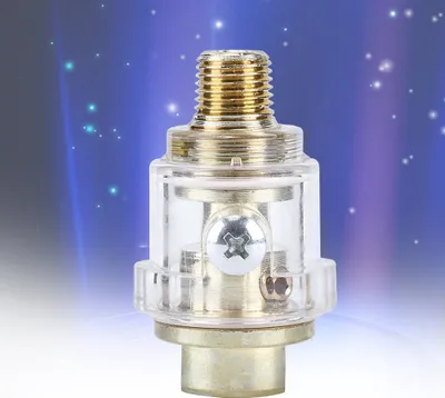 Image de mini lubrificateur en ligne 1/4" BSP pour outils pneumatiques et tuyaux de compresseurs d'air