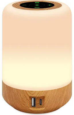 Immagine prodotto di Lampada da tavolo touch con dimmer e 4 porte USB-A e USB-C per la ricarica