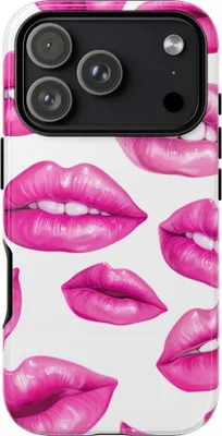 Produktbild von Glänzende Pinke Lippen – Hülle Kompatibel mit iPhone 17 Pro