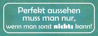 Produktbild von vianmo Holzschild 10x27 cm Perfekt aussehen nur wenn man Dekoration