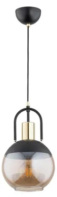 Immagine prodotto di Lampada a sospensione CELTA nero-oro 1xE27x15W in metallo, dimensioni: 85x20x20 cm, IP20, Alfa