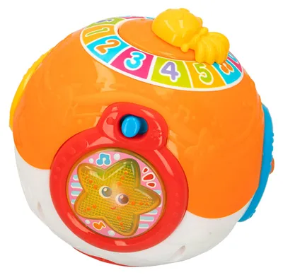 Produktbild von Sprint Winfun Interaktiver Babyball Mit Sounds Und Melodien Orange Orange One Size