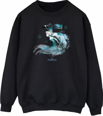 Produktbild von Disney - "Frozen 2 The Water Spirit" Sweatshirt für Damen BI50239 (XL) (Schwarz)