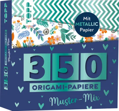 Produktbild von 350 Origami-Papiere - Muster-Mix