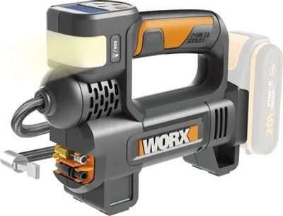 Produktbild von Aku kompresor a lampa Worx 20V WX092.9, bez baterie a nabíječky
