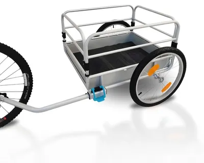 Productafbeelding van Fietskar - Fietsaanhanger - Aluminium - 144 liter - Met regenhoes