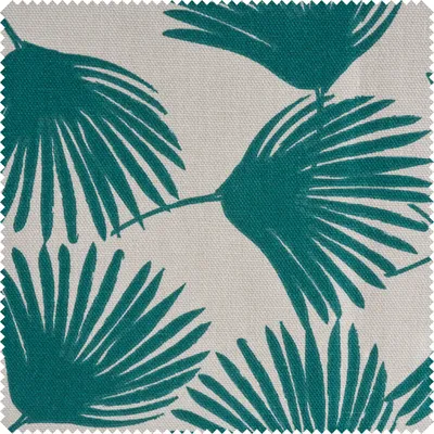 Produktbild von Halbpanama-Stoff "Palmblätter", 150 cm breit, Meterware