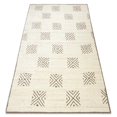 Image de Tapis PURE Carrés géométrique 5842-17731 crème / beige beige 240x330 cm