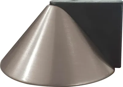 Produktbild von MARCHESI Bodentürpuffer - Bodenpl.ø 50mm,Anschlagh. 26mm,Messing vernickelt matt